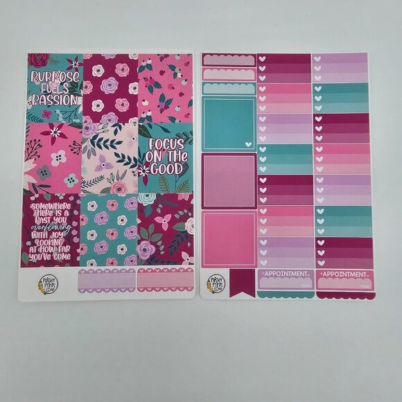 Planner Sticker De-Stash - 2 Sets - 17 Pieces - Picture 11 of 13